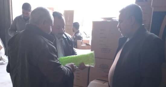 ضبط 48 ألف لتر زيت ولبن حليب غير مدون عليه بحملة تموينية بالشرقية