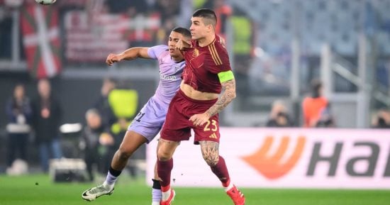 روما ضد أتلتيك بيلباو.. التعادل السلبي يحسم الشوط الأول فى الدوري الأوروبي