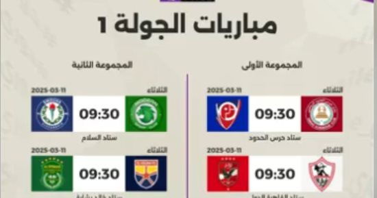 تفاصيل مواعيد مباريات المرحلة النهائية من الدورى المصرى.. فيديو