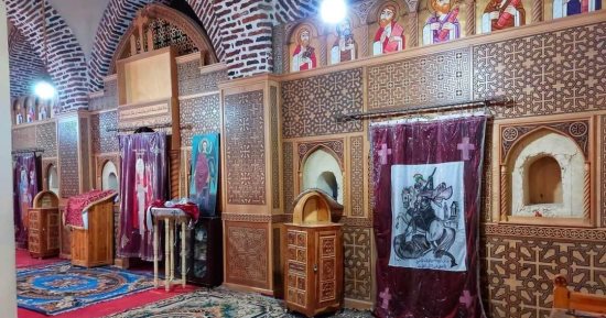 دير الشهداء بإسنا شاهد على مذبحة استشهد بها 160 ألف قبطى على يد الرومان