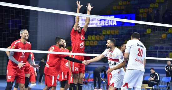 الزمالك يفوز على هليوبوليس فى دورى رجال الكرة الطائرة