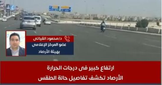 درجة الحرارة تصل لـ35 خلال أسبوع والأرصاد تحذر من تخفيف الملابس