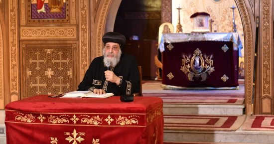 البابا تواضروس: نتألم لما يحدث فى سوريا ونضم صوتنا إلى صوت البطاركة بها