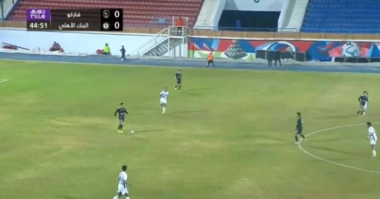 شوط أول سلبى بين البنك الأهلى وفاركو بالدورى
