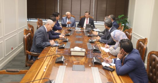 وزير الزراعة ومحافظ الوادي الجديد يبحثان مع وفد صينى الاستثمار الزراعى بمصر