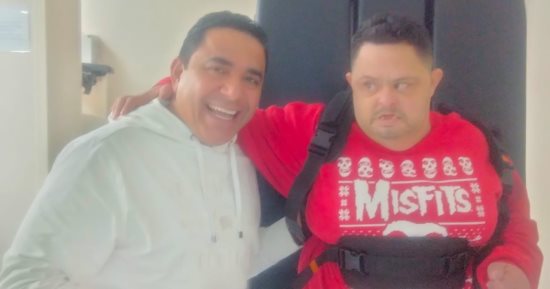أمح الدولى في طريق الشفاء بعد  الخضوع لجلسات تأهيل  بالذكاء الأصطناعى