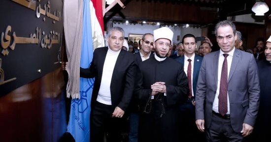 وزير الأوقاف ورئيس الوطنية للإعلام يدشنان برنامج كرسي الإمام الليث بالتليفزيون المصري
