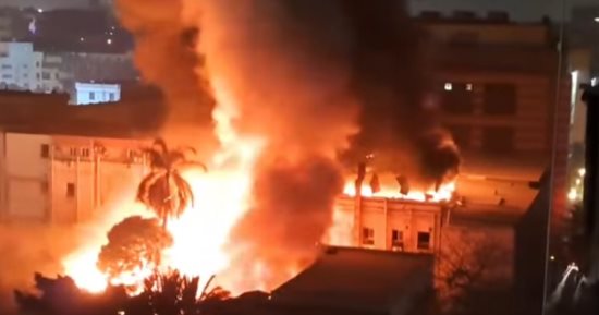 وزير الصحة يتابع تداعيات حريق بجوار إدارة التراخيص الطبية