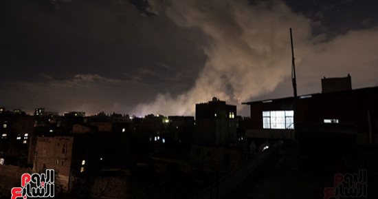 قصف أمريكى لمنطقة العصايد فى اليمن