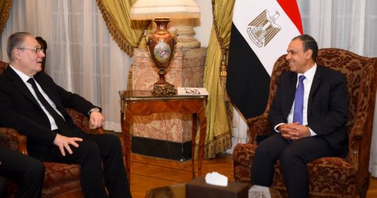 وزير الخارجية يبحث الخطة العربية لإعمار غزة مع مساعد سكرتير عام الأمم المتحدة