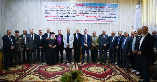 رئيس الطائفة الإنجيلية يشهد إفطار مدارس السلام في بنها بحضور محافظ القليوبية