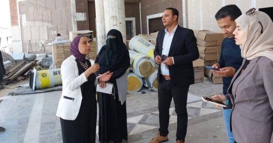 وكيل "صحة الإسماعيلية" تتفقد أعمال التشطيبات النهائية بمستشفى التل المركزى الجديد