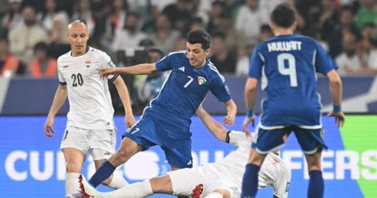 دراما العراق ضد الكويت تنتهى بالتعادل 2-2 فى الوقت القاتل.. فيديو