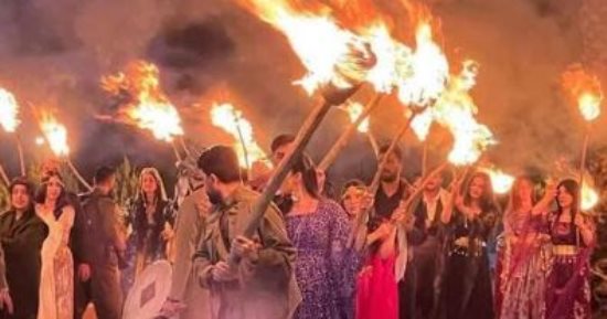 أكراد سوريا يحتفلون بأول عيد لـ"النوروز" بدون بشار الأسد.. صور