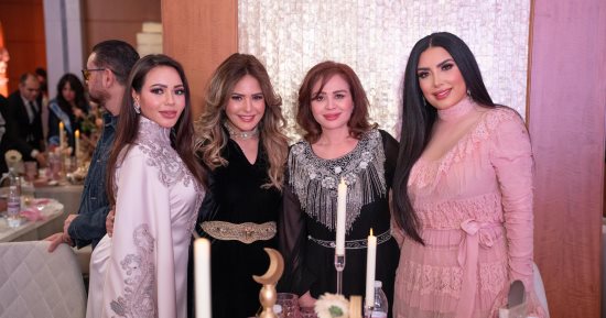 نجوم الفن والمجتمع في سحور الإعلامية أسما إبراهيم وزوجها رجل الأعمال محمد الخشن