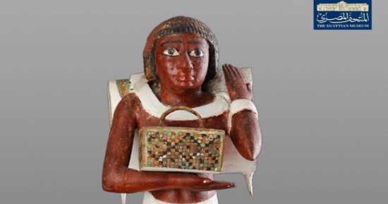 مقتنيات المتحف المصرى.. تمثال خادم من مصر القديمة