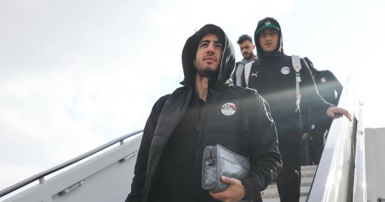 وصول بعثة المنتخب من المغرب بعد الفوز على إثيوبيا فى تصفيات كأس العالم.. صور
