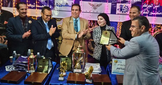 تكريم الزميل عبد الحليم سالم في ختام دورة حماة الوطن بمحافظة الإسماعيلية