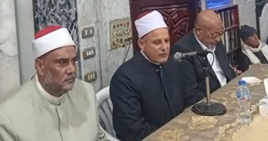 ملتقى فكرى بحضور وكيل أوقاف كفر الشيخ وأداء صلاة التراويح بمسجد الفتح
