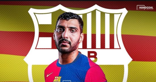 سيف الدرع يتوج بأول ألقابه مع فريق برشلونة لكرة اليد