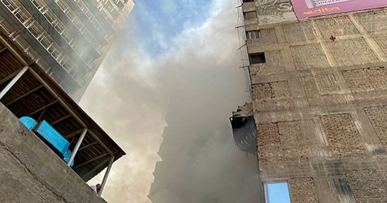 إخماد حريق داخل منزل فى أوسيم دون إصابات