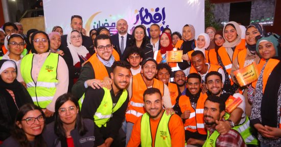 وزيرة التضامن تشهد حفل "إفطار أهالينا" لسكان المناطق بديلة العشوائيات