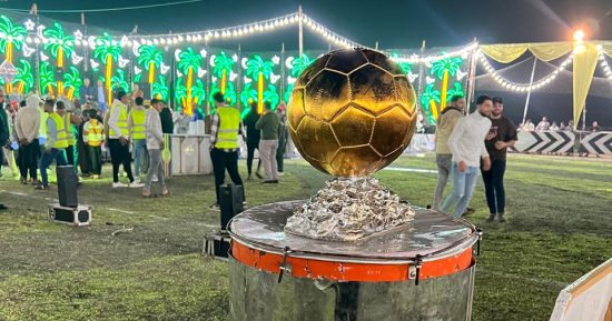 ملعب عزبة "السبع" بالدقهلية يضاهى ملاعب أوروبا فى نهائى دورة "دكر البط"الرمضانية