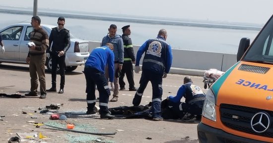 إصابة عدد من الأشخاص فى حادثين بأوسيم