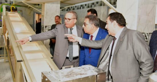 بدء تشغيل مخبز منطقة الشيخ زايد بجمصة.. صور