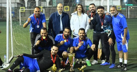 الأبطال يتوج بكأس دورة اليوم السابع الرمضانية لكرة القدم برعاية بنك CIB