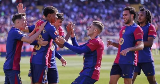 برشلونة يتخطى جيرونا 4-1 وينفرد بصدارة ترتيب الدورى الإسبانى.. فيديو