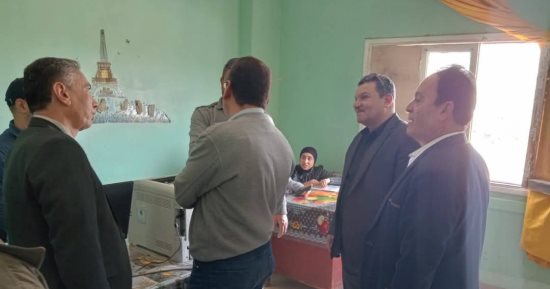 رئيس مدينة منية النصر يتفقد ديوان عام المركز فى أول أيام عمله