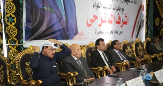 جلسة صلح برعاية حزب الجبهة الوطنية تنهى خصومة ثأرية ممتدة منذ 25 عاما.. صور