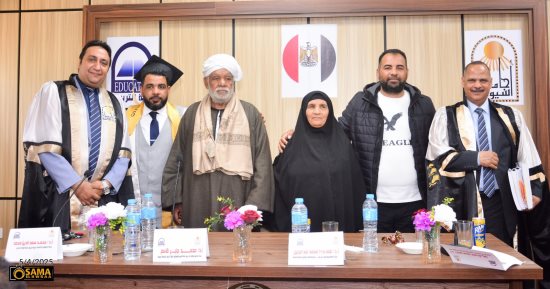 الباحث أحمد فهمي يحصل على درجة الماجستير في التخاطب من جامعة أسيوط