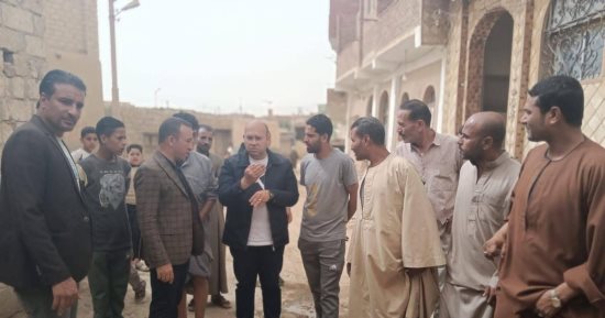 نائب محافظ الجيزة يتفقد مستوى النظافة والخدمات المقدمة للمواطنين بقرية البرمبل
