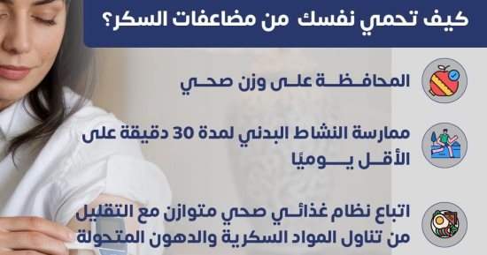 كيف تحمى نفسك من مضاعفات السكر؟.. وزارة الصحة تجيب