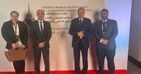 رئيس جامعة المنصورة يشارك فى الملتقى المصرى الفرنسى للتعليم العالى