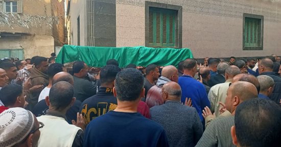 جنازة مهيبة لمدير إدارة الباجور التعليمية فى المنوفية المتوفى عقب جولة وزير التعليم