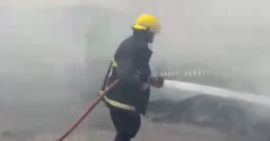 اندلاع حريق داخل مطعم بأحد النوادى فى العجوزة  
