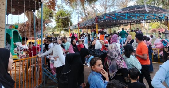 أكبر عدد للزوار خلال الـ 30 عاما الأخيرة.. حدائق القناطر الخيرية استقبلت 100 ألف زائر فى أيام العيد