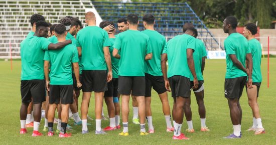 المصري يواصل تدريباته استعداداً للأهلي فى الدوري