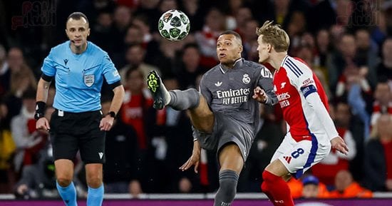 موعد مباراة ريال مدريد ضد أرسنال في دوري أبطال أوروبا والقناة الناقلة