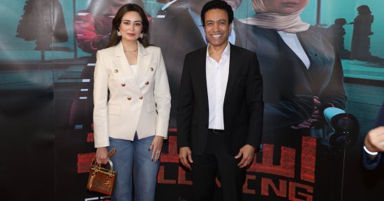 هبة مجدى وسامح حسين وأبطال فيلم استنساخ يحتفلون بالعرض الخاص للفيلم