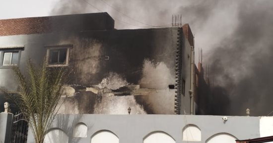 السيطرة على حريق مصنع بويات  بالشرقية