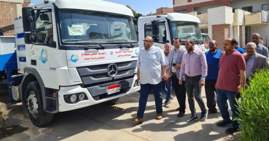 رئيس مياه سوهاج يتفقد محطات المياه والصرف بمركز أخميم 