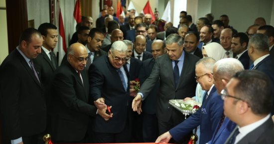 وزير العدل يفتتح مكتب توثيق الشهر العقارى بمجمع محاكم مجلس الدولة بالإسكندرية