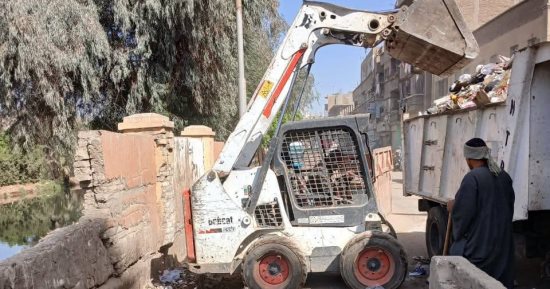 رفع 80 طن قمامة ومخلفات بـ 8 قرى فى مركز سوهاج
