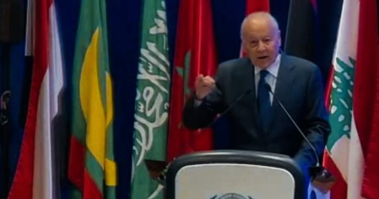 أبو الغيط من منتدى التنمية ببيروت: الصمت العالمى على ما يحدث بغزة "عار"