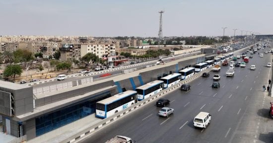 وزارة النقل تطالب مستخدمي الدائري عدم استخدم طريق الأتوبيس الترددى