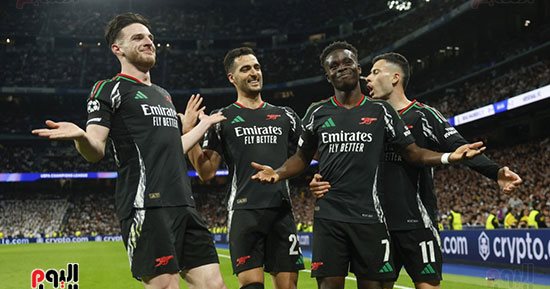 أرسنال يُسقط ريال مدريد 2-1 ويتأهل للقاء باريس فى دورى الأبطال.. فيديو وصور